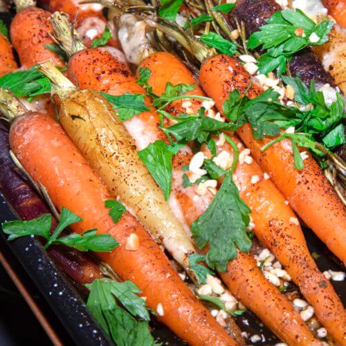 Roasted Heritage Carrots