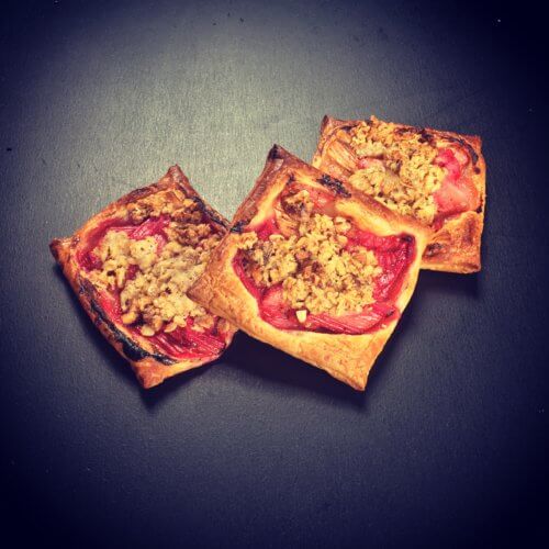 Rhubarb tart