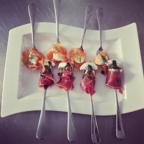 Summer canapés