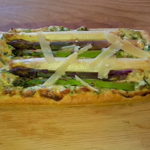 Asparagus tart