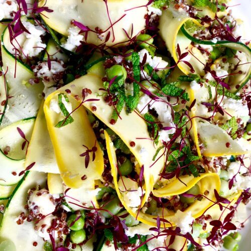 Courgette salad