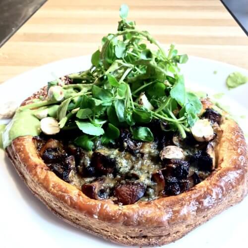 Mushroom galette