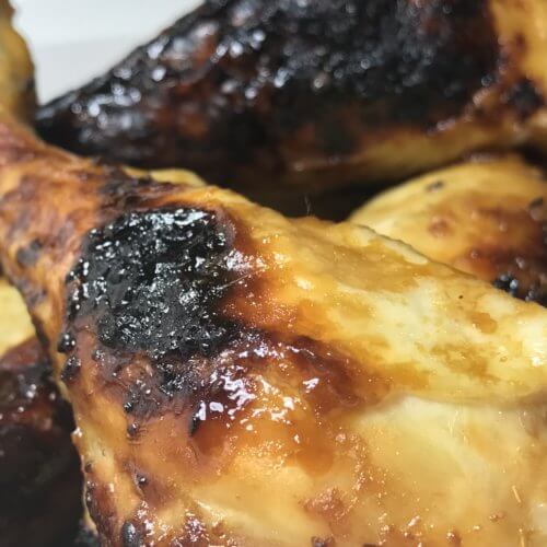 Grilled chicken drumsticks