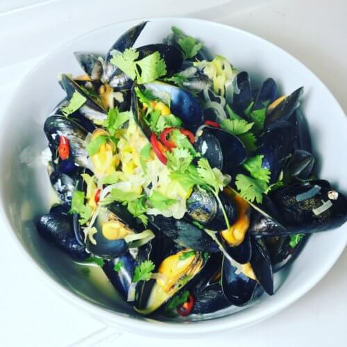 Spicy mussels