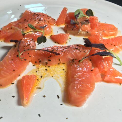 Grapefruit and chilli salmon