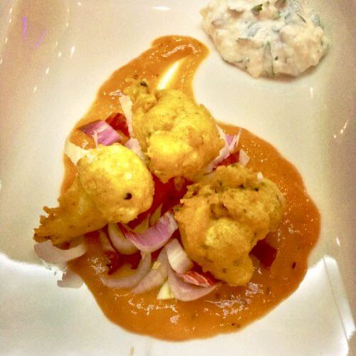 Cauliflower pakoras