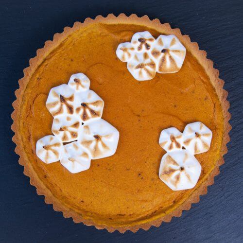 Pumpkin meringue pie