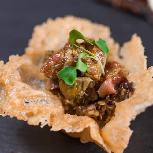 Lamb Tartare and Aubergine