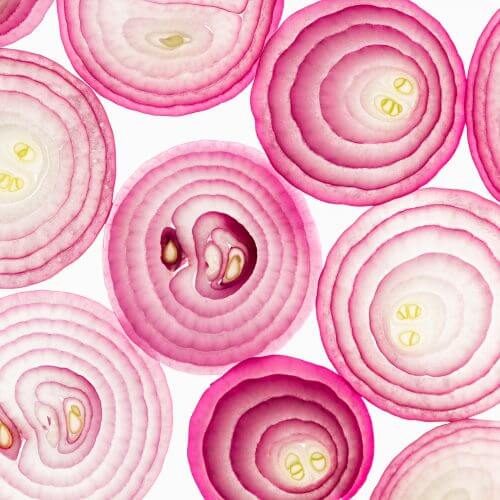 Pickled pink onions
