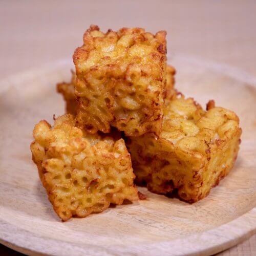 Mac ‘n’ cheese cubes