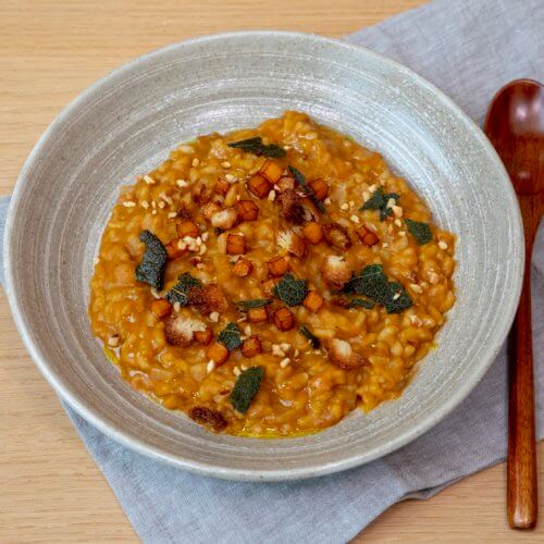 Pumpkin risotto