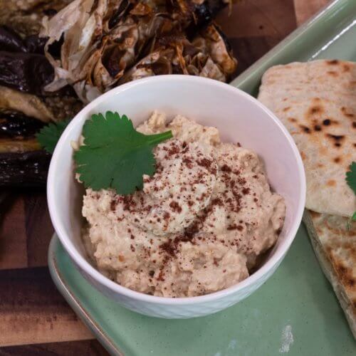 Smokey aubergine dip