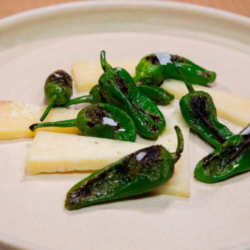 Grilled Padron Peppers