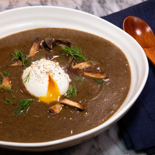 Marmite, Mushroom & Potato Soup