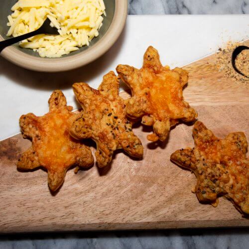 Cheddar and herby stars