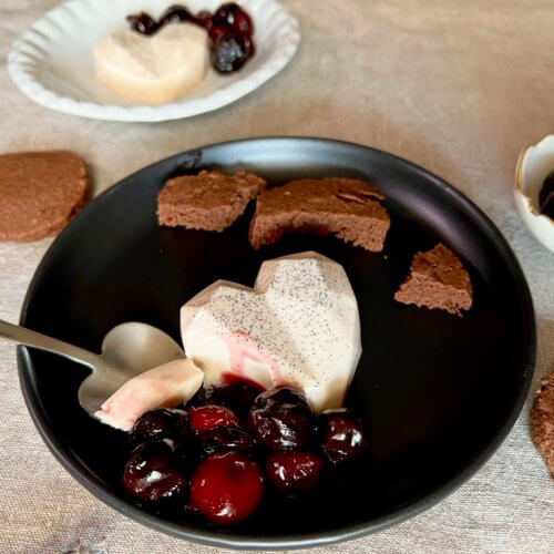 Ruby chocolate Panna Cotta