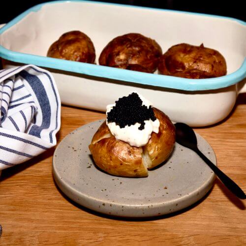 Luxurious jacket potatoes