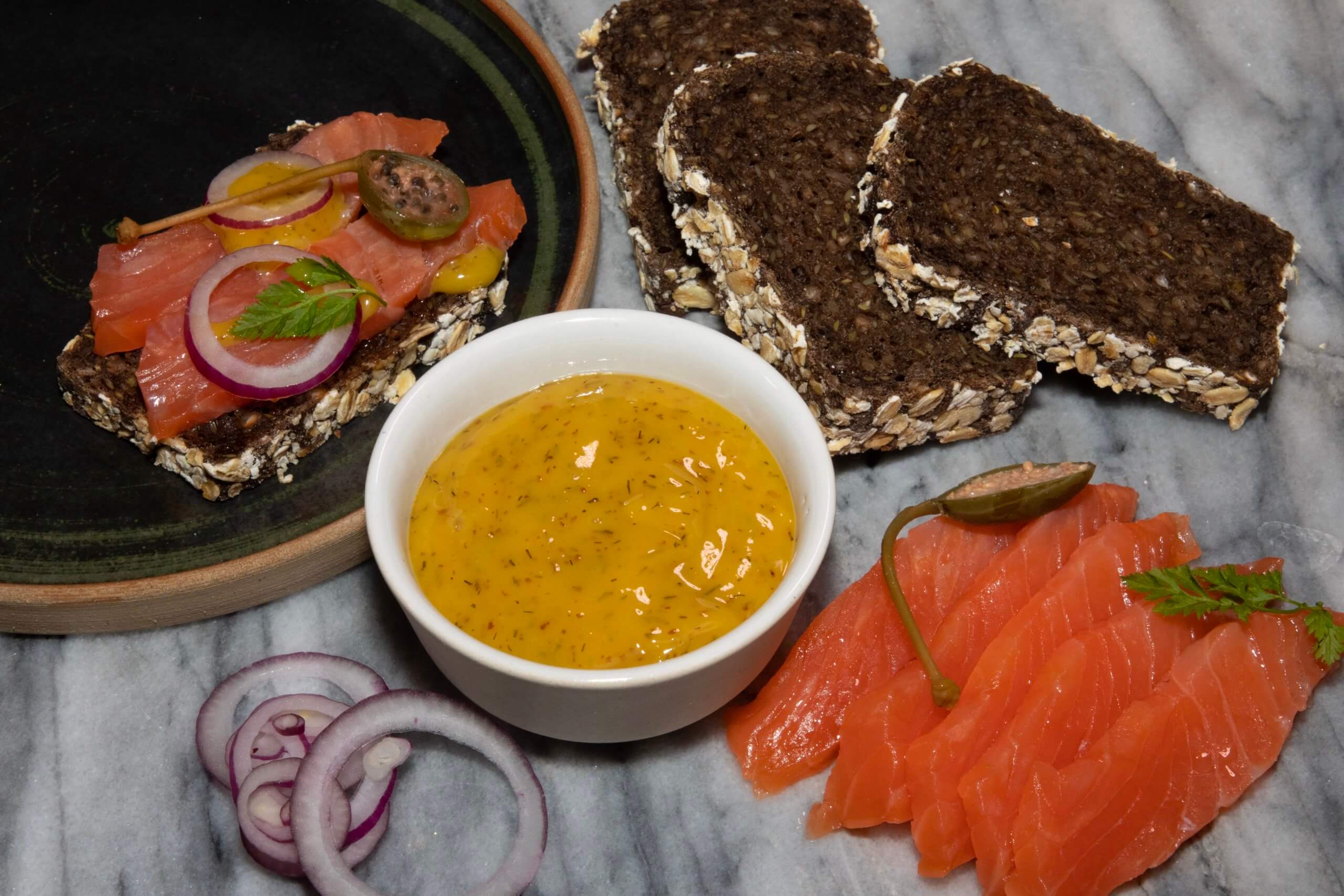 Dill and mustard sauce